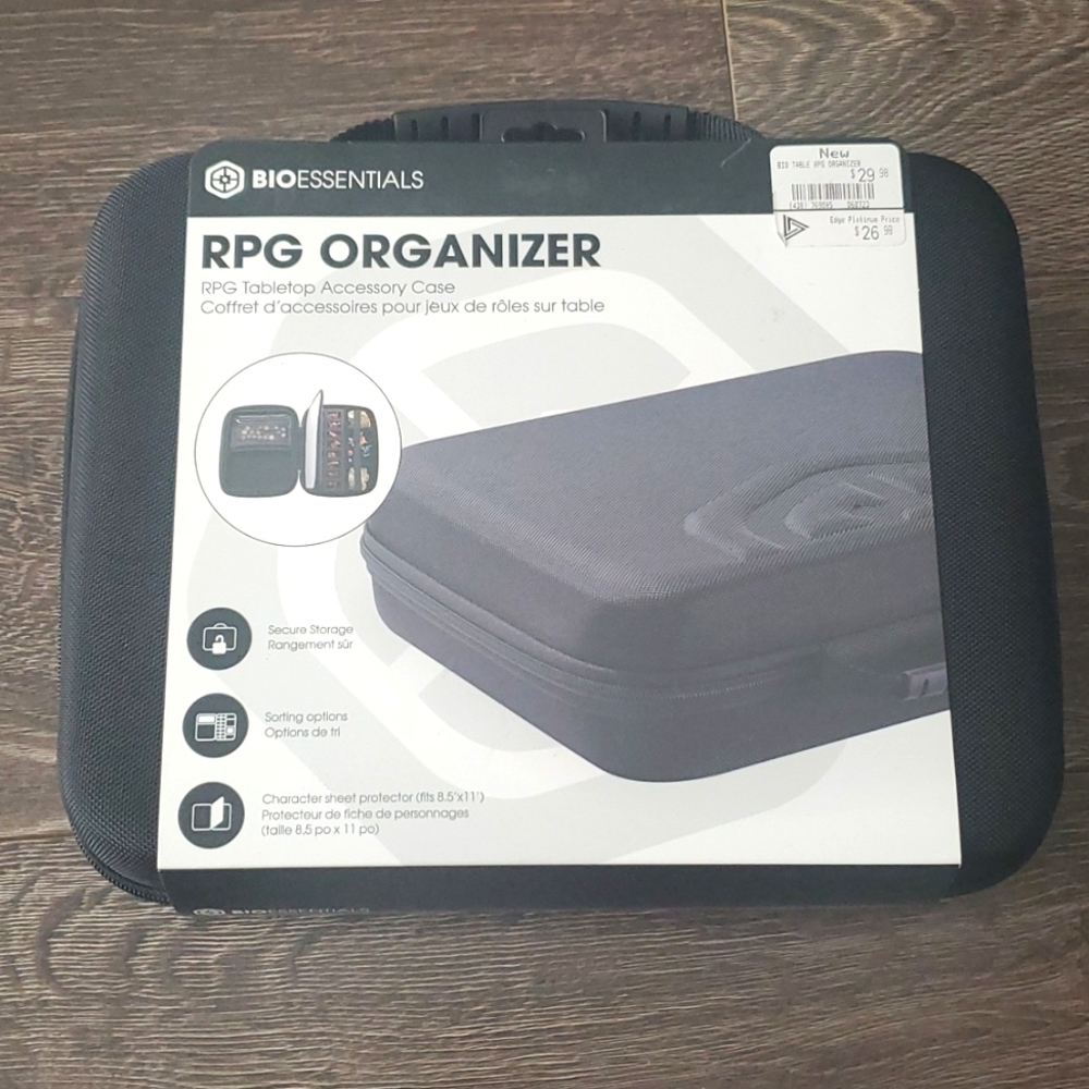 RPG Oragnizer - Tabletop Accessory Case Game Boards, Cards, Lego, Mini Figures